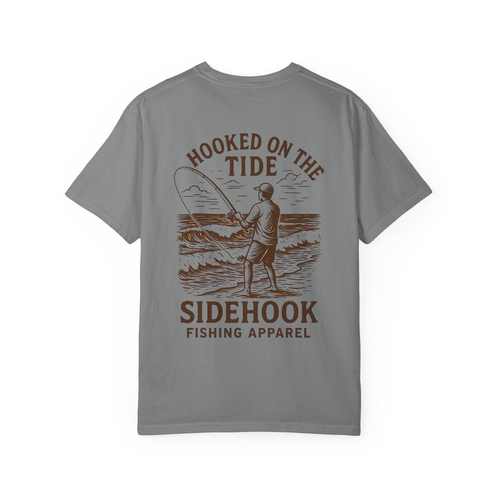 Hooked on the Tide Unisex Garment-Dyed T-Shirt