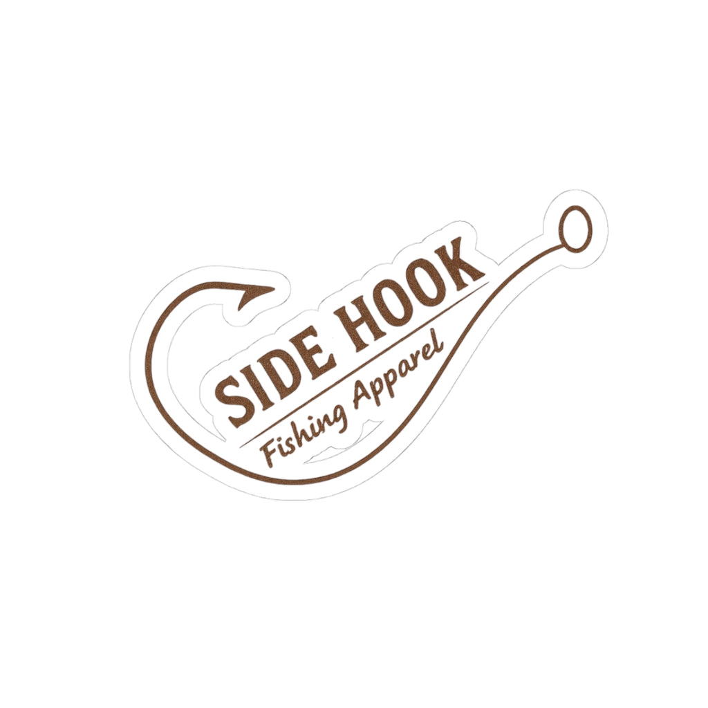 Side Hook Kiss-Cut Stickers – Express Your Coastal Style