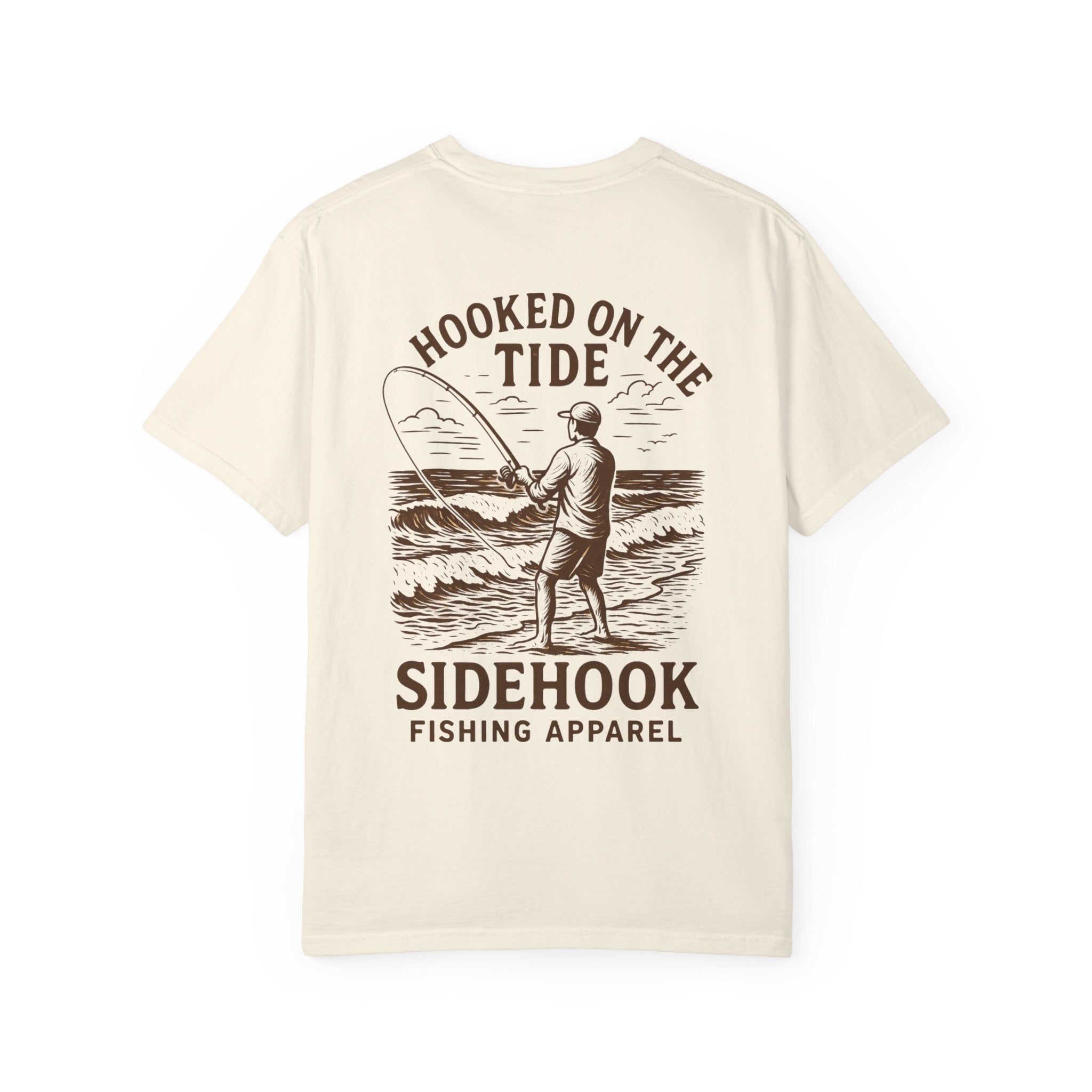 Hooked on the Tide Unisex Garment-Dyed T-Shirt