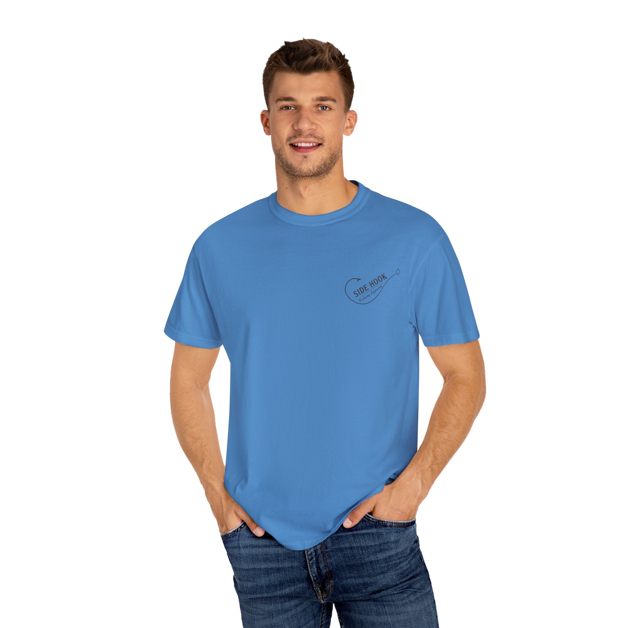 Hooked on the Tide Unisex Garment-Dyed T-Shirt