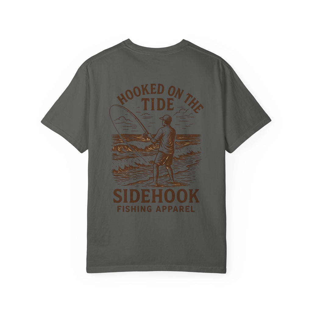 Hooked on the Tide Unisex Garment-Dyed T-Shirt