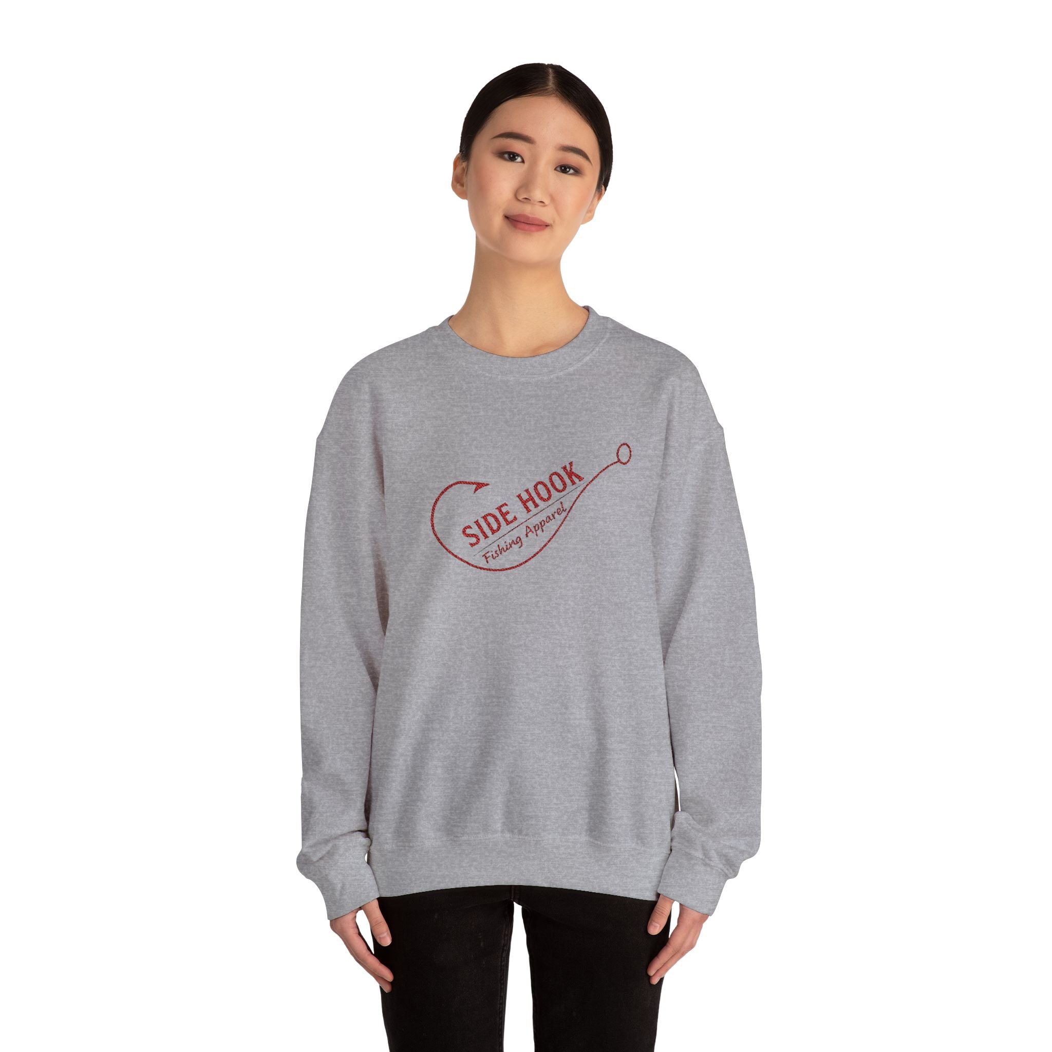 SideHook Stitched Crewneck Sweatshirt - Comfort with Style