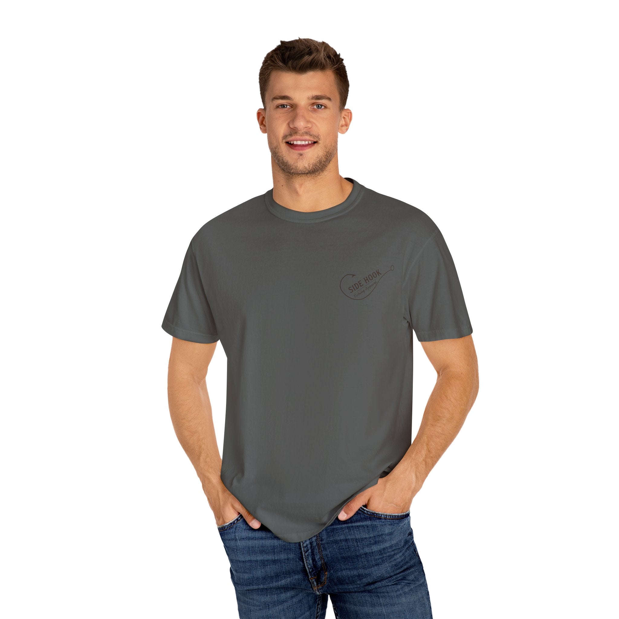 Hooked on the Tide Unisex Garment-Dyed T-Shirt