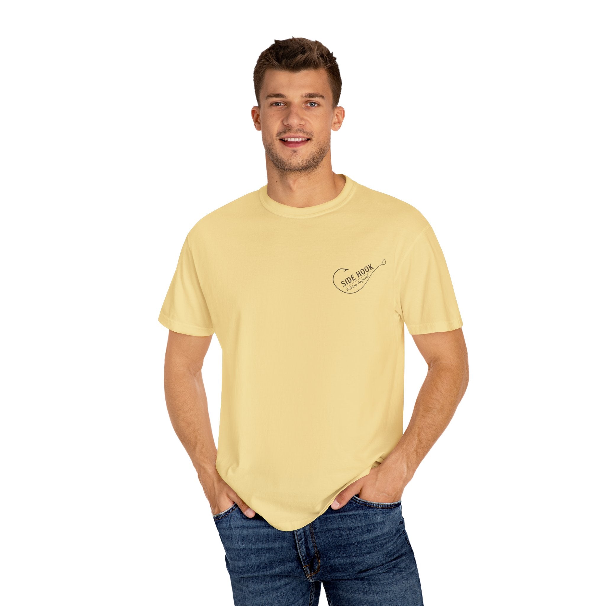 Hooked on the Tide Unisex Garment-Dyed T-Shirt