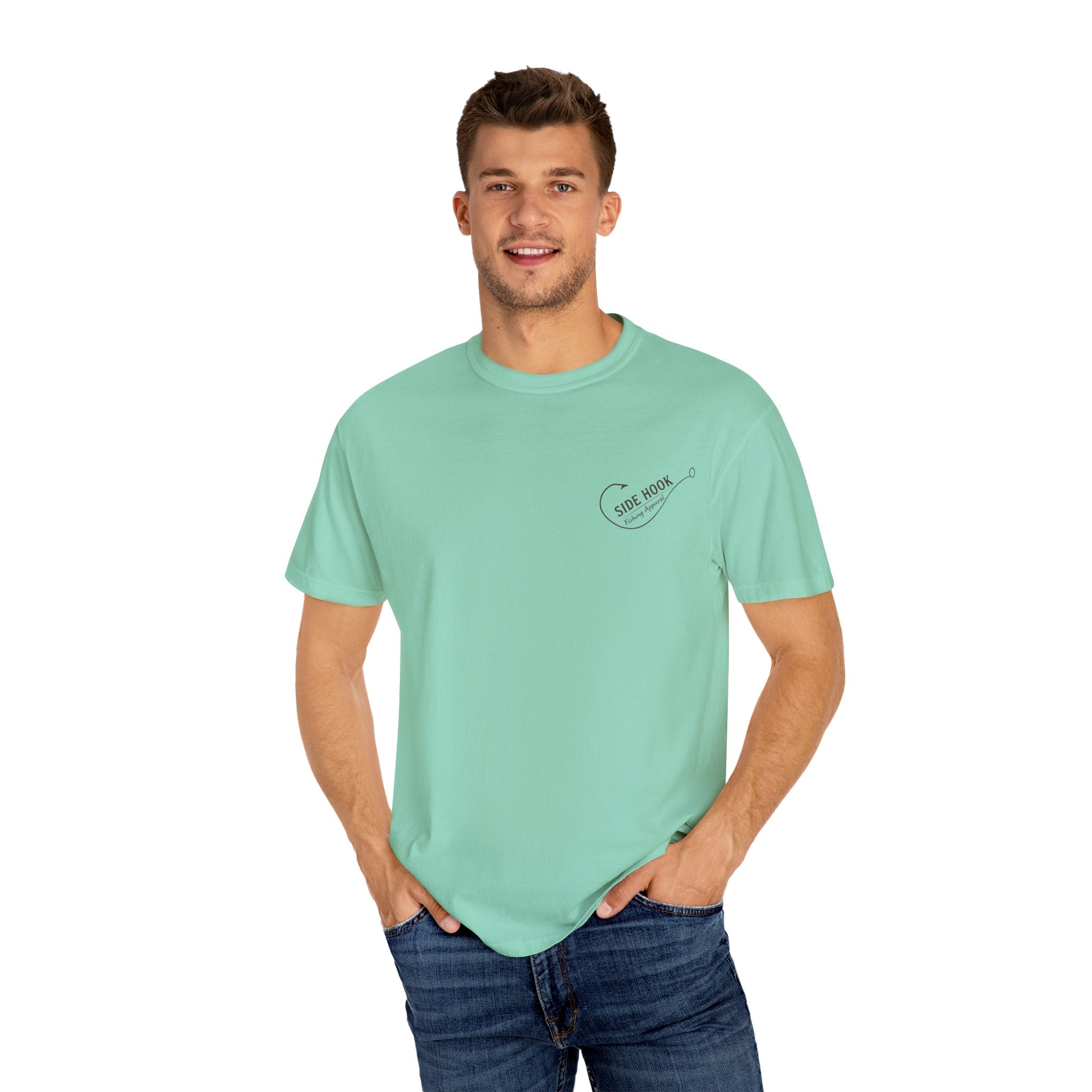 Hooked on the Tide Unisex Garment-Dyed T-Shirt