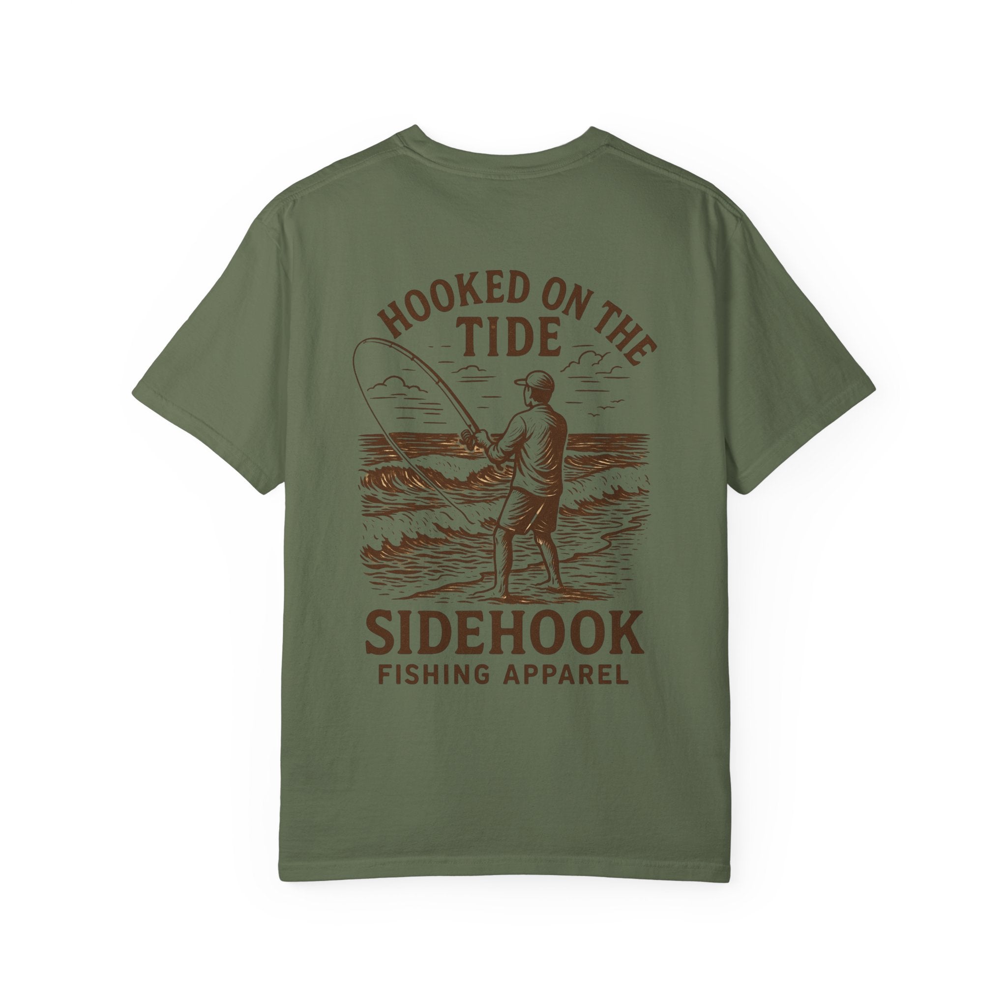 Hooked on the Tide Unisex Garment-Dyed T-Shirt