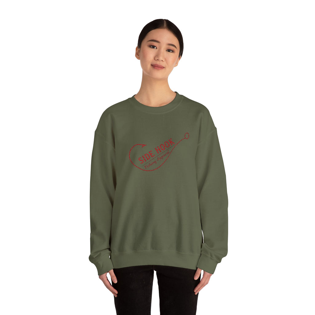 SideHook Stitched Crewneck Sweatshirt - Comfort with Style