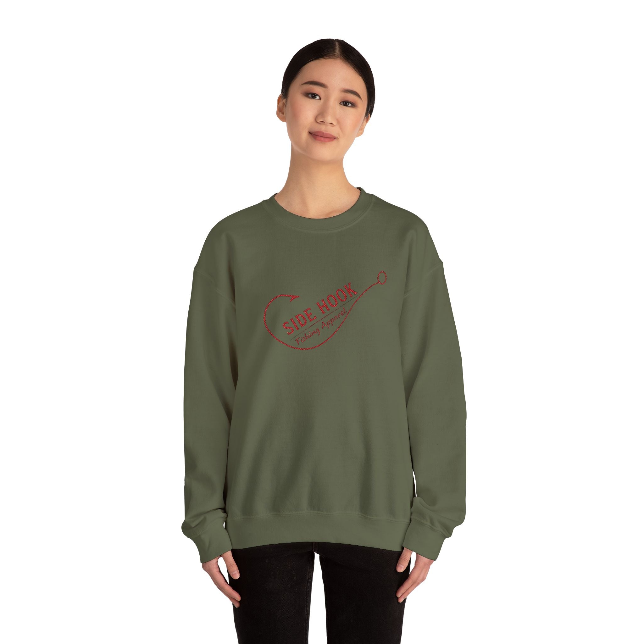 SideHook Stitched Crewneck Sweatshirt - Comfort with Style