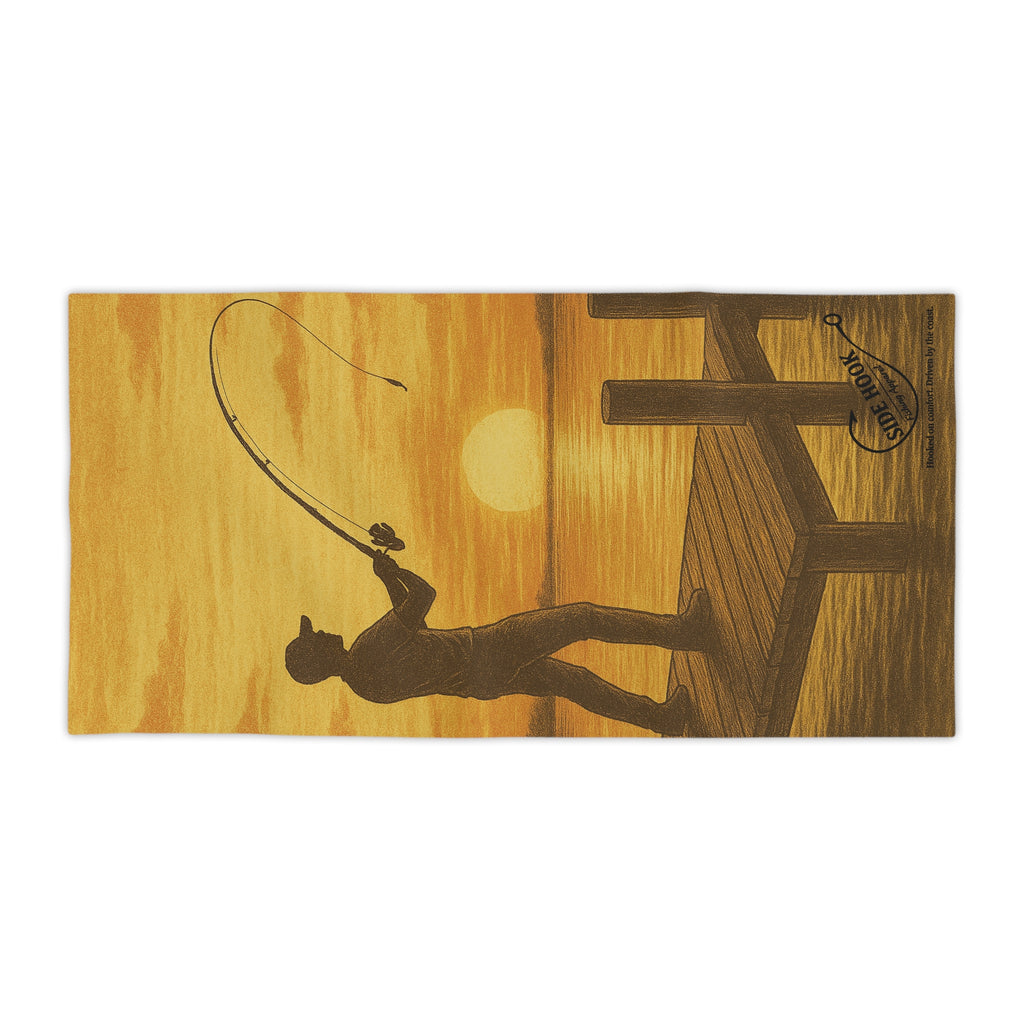 SideHook’s Sunset Fishing Beach Towel