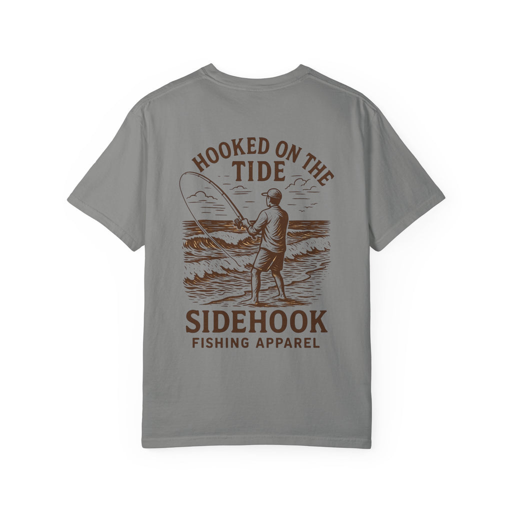 Hooked on the Tide Unisex Garment-Dyed T-Shirt