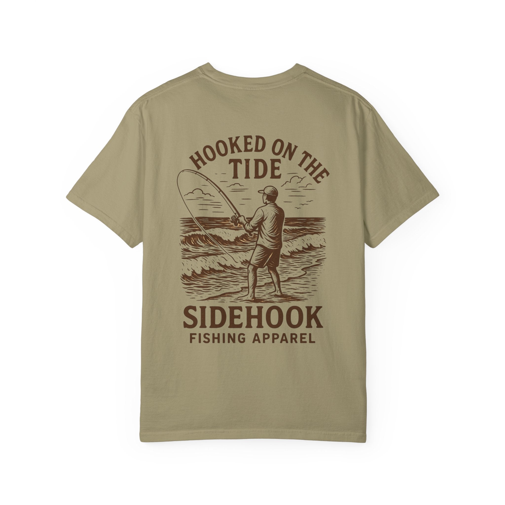 Hooked on the Tide Unisex Garment-Dyed T-Shirt