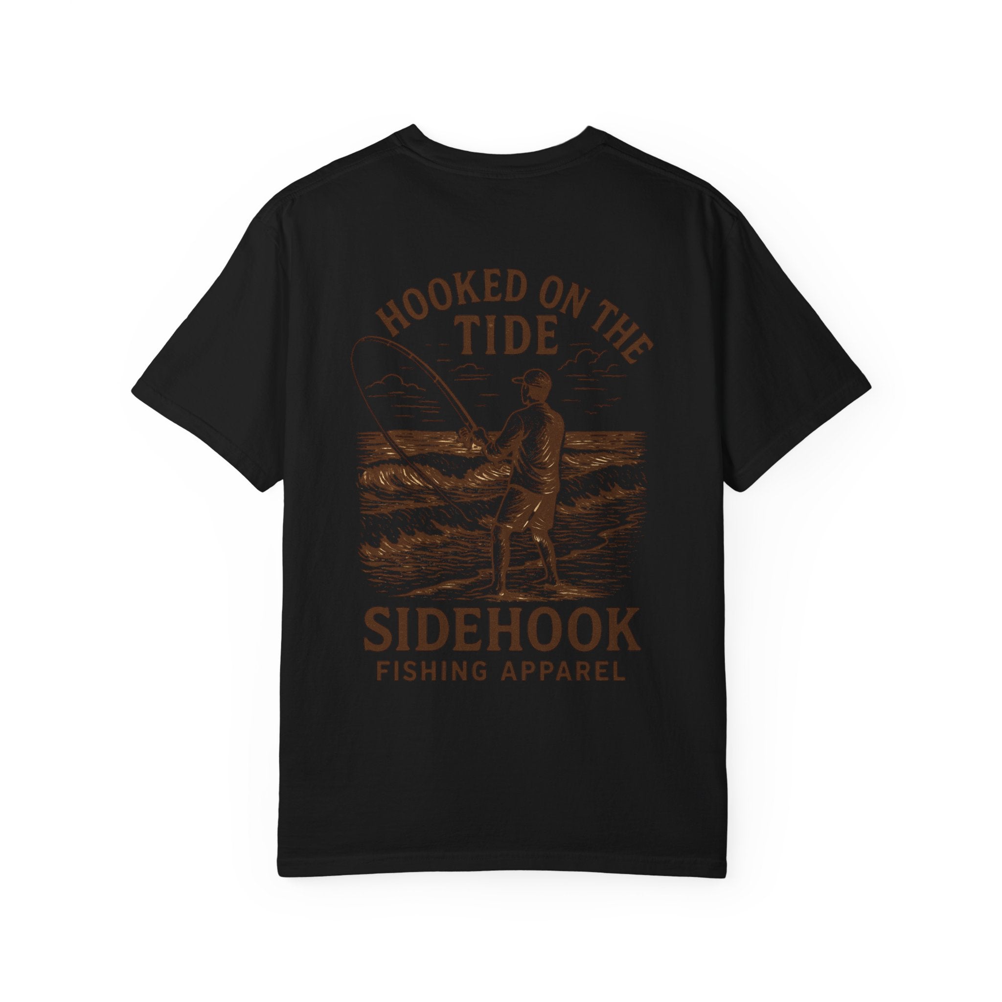 Hooked on the Tide Unisex Garment-Dyed T-Shirt