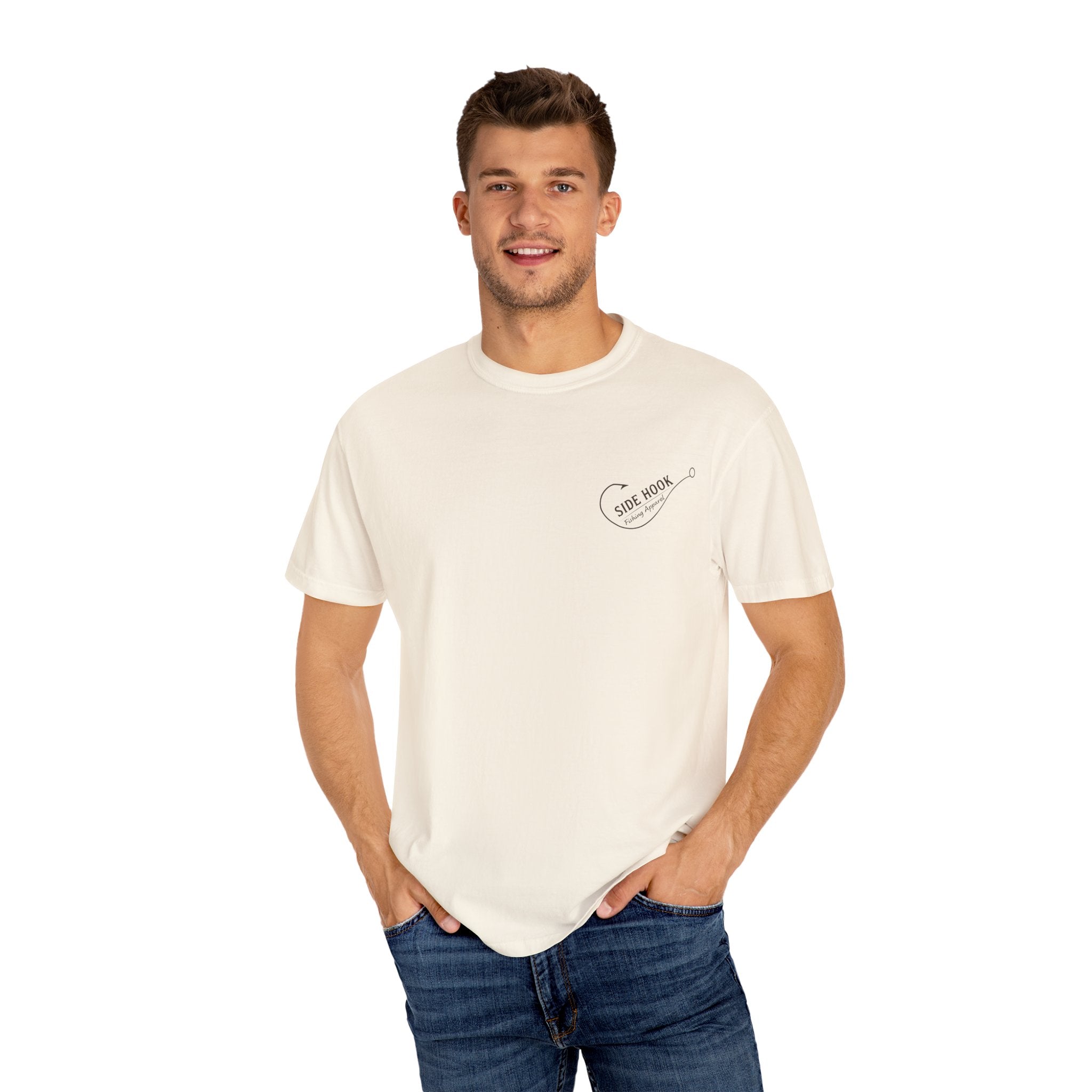 Hooked on the Tide Unisex Garment-Dyed T-Shirt