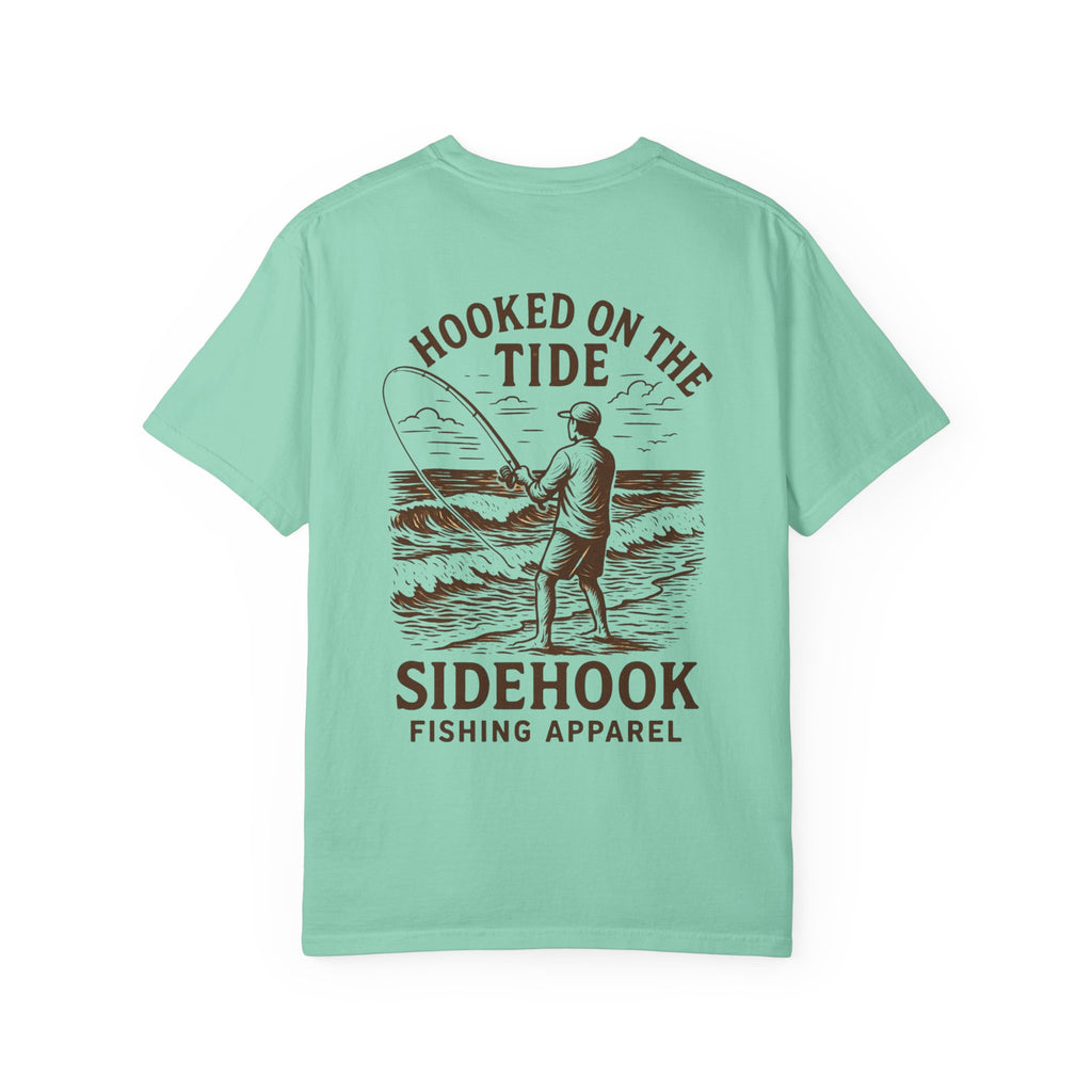 Hooked on the Tide Unisex Garment-Dyed T-Shirt