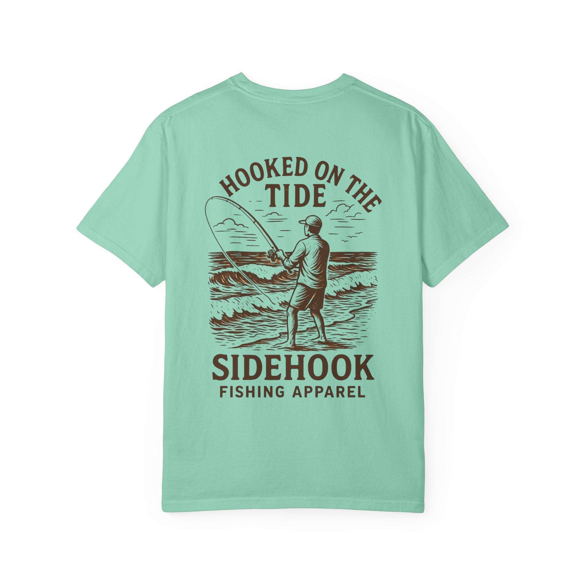 Hooked on the Tide Unisex Garment-Dyed T-Shirt